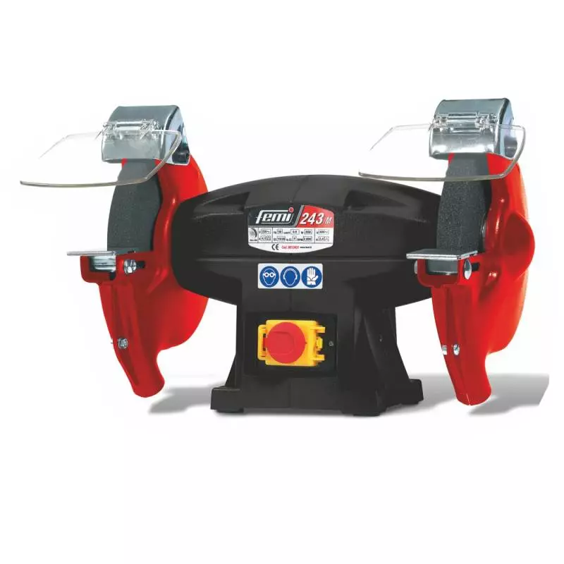 Touret FEMI 850 W Triphasé - Ø 200x25x20 Mm - Meule Non Comprise - 8011431 3 Touret FEMI 850 W Triphasé - Ø 200x25x20 Mm - Meule Non Comprise - 8011431