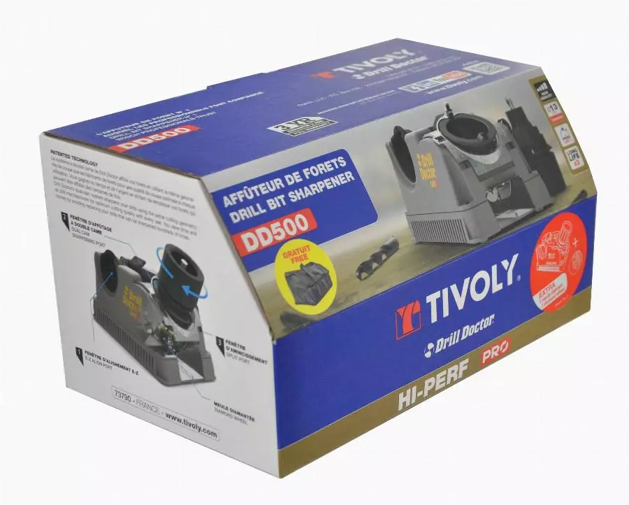 Affuteuse à Foret TIVOLY HSS DRILL DOCTOR 500X - 1111177500M 3 Affuteuse à Foret TIVOLY HSS DRILL DOCTOR 500X - 1111177500M