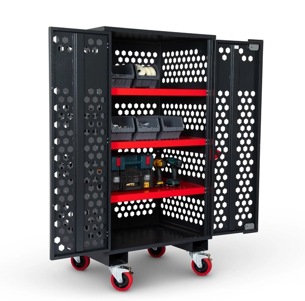 Armoire Mobile Grillagée Fittings Cabinet ARMORGARD 1000x750x1880 Mm - FC6 2 Armoire Mobile Grillagée Fittings Cabinet ARMORGARD 1000x750x1880 Mm - FC6