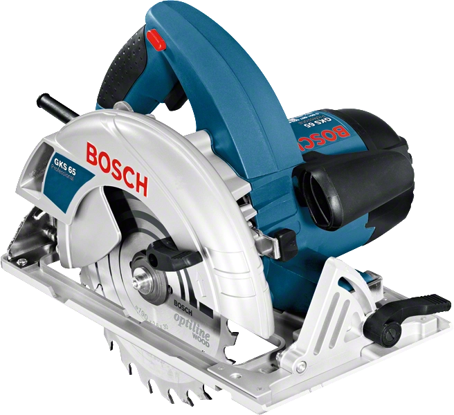 Scie Circulaire BOSCH GKS 65 Professional - 1600 W Ø 190 Mm + 1 Lame De Scie Optiline - 0601667000 3 Scie Circulaire BOSCH GKS 65 Professional - 1600 W Ø 190 Mm + 1 Lame De Scie Optiline - 0601667000