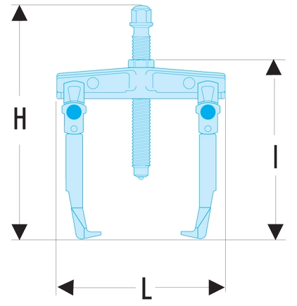 Extracteur Intérieur / Extérieur Capacité 140 Mm FACOM - U.306-140PB 3 Extracteur Intérieur / Extérieur Capacité 140 Mm FACOM - U.306-140PB