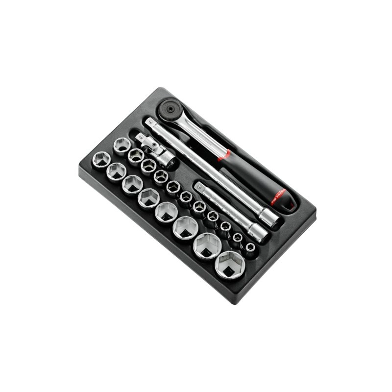 Module 23 Pièces Cliquet Douilles 1/2" 6 Pans Métriques FACOM - MOD.S161-36PB 3 Module 23 Pièces Cliquet Douilles 1/2" 6 Pans Métriques FACOM - MOD.S161-36PB