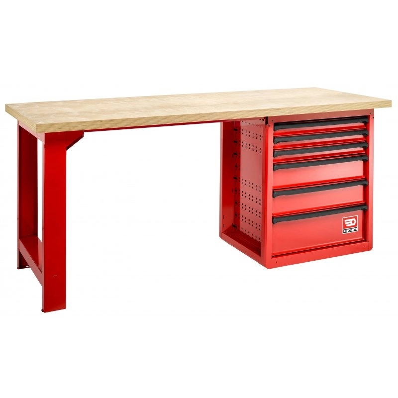 Etabli Roll 2 M FACOM Plateau Bois - 2000.ROLL6M3WPF 3 Etabli Roll 2 M FACOM Plateau Bois - 2000.ROLL6M3WPF