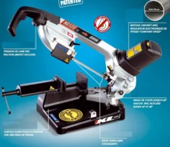 Scie à Ruban Métal FEMI Coupe Rapide +50% - Coupe Max 120mm - NG120XL