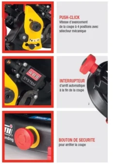 Scie à Ruban Métal FEMI Descente Auto Coupe Rapide +50% -coupe Max. 120mm - ABSNG120XL -Outillage Soldes FEMI0009 3