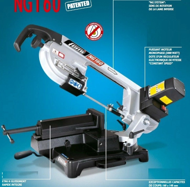 Scie à Ruban Métal FEMI Coupe Rapide +50% - Coupe Max.160mm - NG160 4 Scie à Ruban Métal FEMI Coupe Rapide +50% - Coupe Max.160mm - NG160 - Image 2