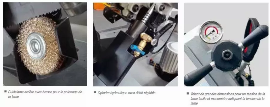 Scie à Ruban Stationnaire Métal FEMI Descente Automatique - Coupe Max. 225mm - N251DAXL 5 Scie à Ruban Stationnaire Métal FEMI Descente Automatique - Coupe Max. 225mm - N251DAXL - Image 3