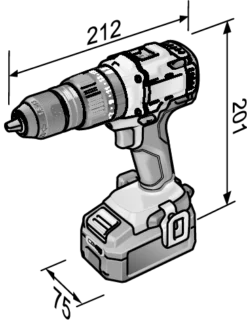 Visseuse / Perceuse Ă 2 Vitesses 18V PD 2G 18.0-EC FLEX - Accessoires + L-Boxx - Sans Batterie Ni Chargeur - 447501