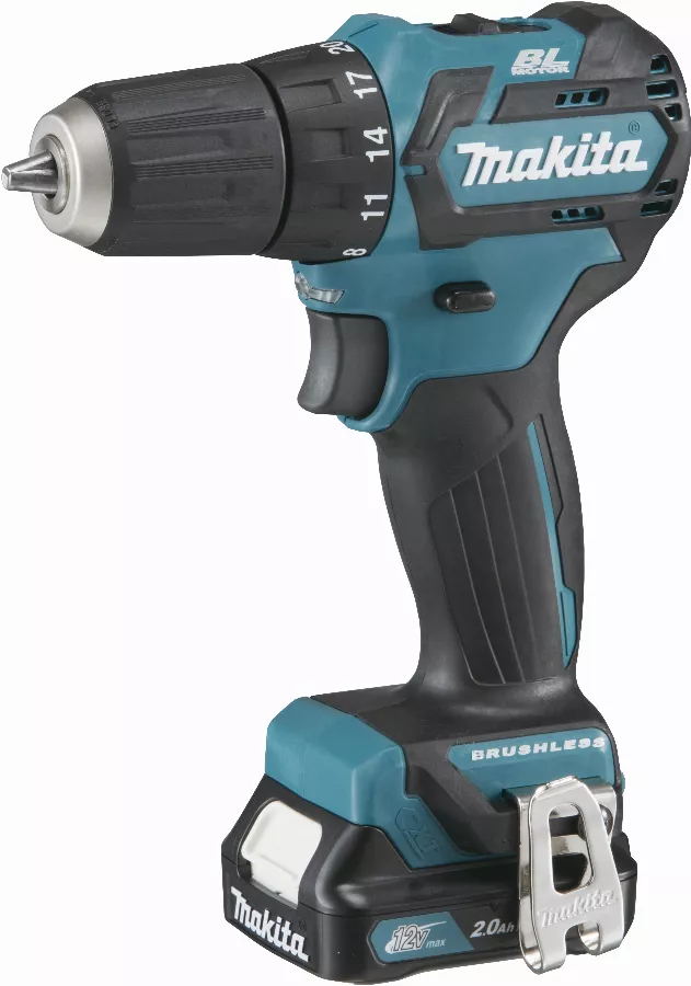 Perceuse Visseuse 12 V CXT Li-Ion 2 Ah Ø 10 Mm MAKITA - 2 Batteries, Chargeur, Coffret - DF332DSAJ 3 Perceuse Visseuse 12 V CXT Li-Ion 2 Ah Ø 10 Mm MAKITA - 2 Batteries, Chargeur, Coffret - DF332DSAJ
