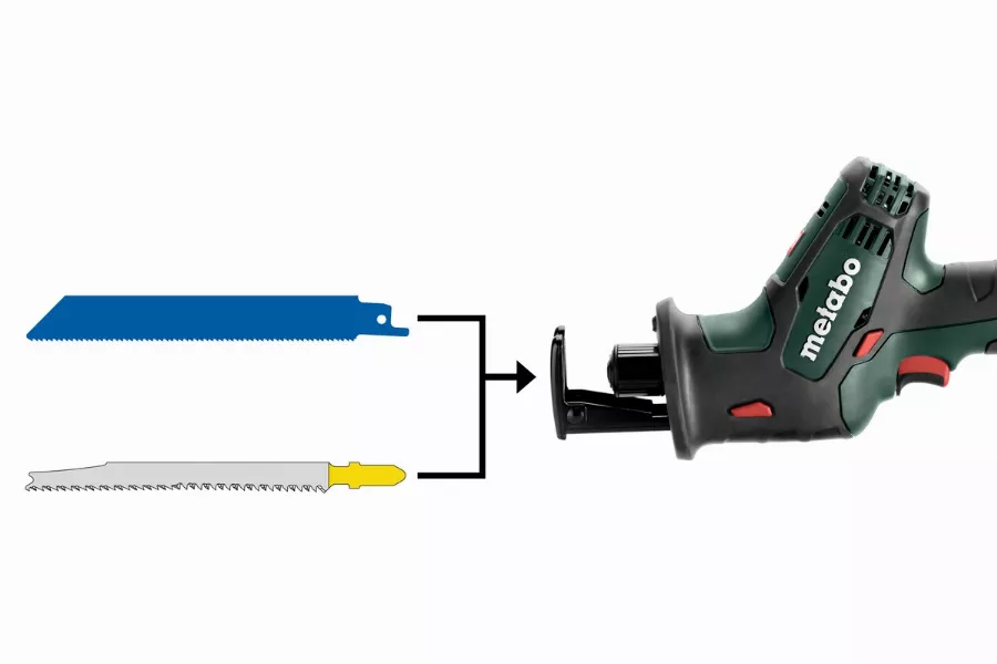 Scie Sabre METABO SSE 18 LTX 2 X 2,0 Ah Li-Power, ASC 55, Coffret - 602266500 4 Scie Sabre METABO SSE 18 LTX 2 X 2,0 Ah Li-Power, ASC 55, Coffret - 602266500 - Image 2