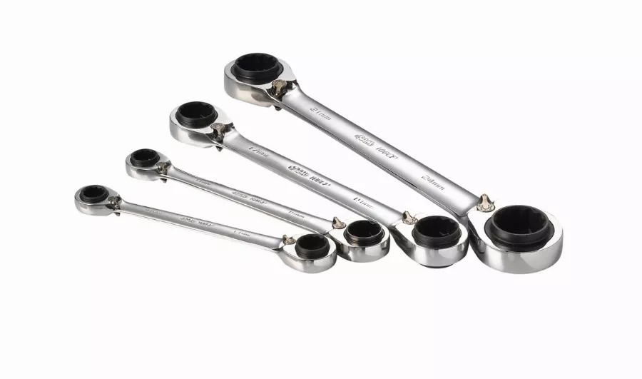 Jeu De 4 Clés Polygonales A Cliquet 4 En 1 SAM - 106CPJ4 3 Jeu De 4 Clés Polygonales A Cliquet 4 En 1 SAM - 106CPJ4