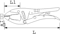 Pince Etau Grande Capacite 250 Mm SAM - 21225FME -Outillage Soldes SAM01096 5