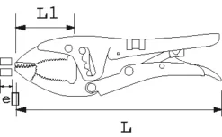 Pince Etau Grande Capacite Mors Mobile SAM - 21230 9 Pince Etau Grande Capacite Mors Mobile SAM - 21230 -Outillage Soldes SAM01097 5
