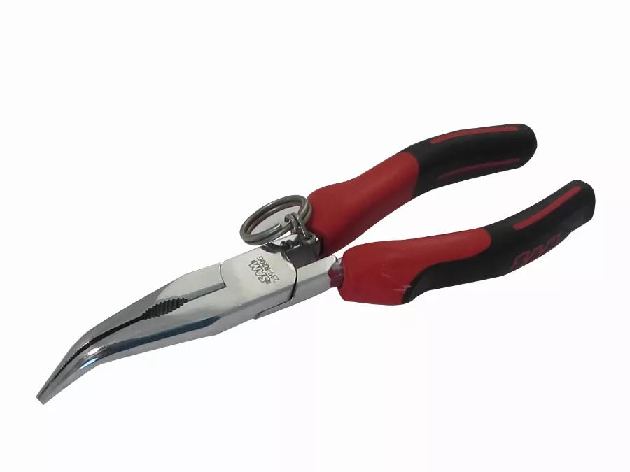 Pince Bec Demi Rond Coude Bimatiere Avec Ressort 200 Mm SAM - 239R20GFME 5 Pince Bec Demi Rond Coude Bimatiere Avec Ressort 200 Mm SAM - 239R20GFME - Image 3