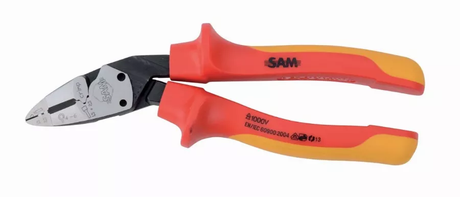 Pince Coupante Diagonale Isolee 1000 Volts Multi Fonctions SAM - 25018TI 4 Pince Coupante Diagonale Isolee 1000 Volts Multi Fonctions SAM - 25018TI - Image 2
