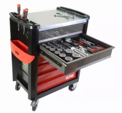 Composition 255 Outils En Modules Abs + Servante SAM - CPP255MS