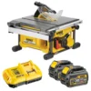 Scie à Table DEWALT - FLEXVOLT - 54 V XR - 2 Batteries, Chargeur - DCS7485T2