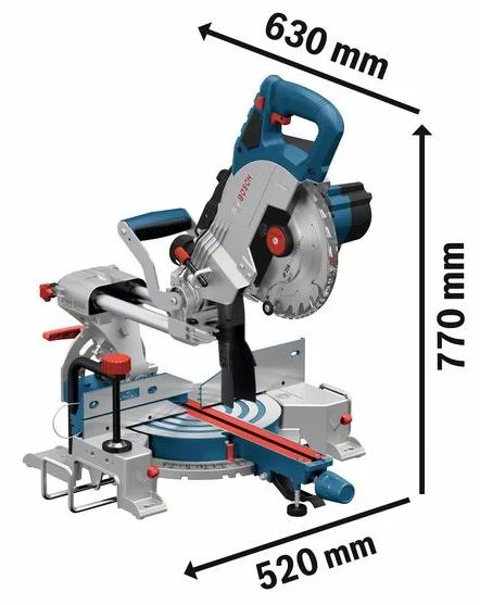 Scie Sur Table BITURBO BOSCH GCM 18V-216 Solo - 0601B41000 4 Scie Sur Table BITURBO BOSCH GCM 18V-216 Solo - 0601B41000 - Image 2