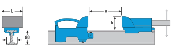 Serre Joint Dormant URKO - IPN "I" 80x42mm - Serrage 2000mm - 875 6 Serre Joint Dormant URKO - IPN "I" 80x42mm - Serrage 2000mm - 875 - Image 4