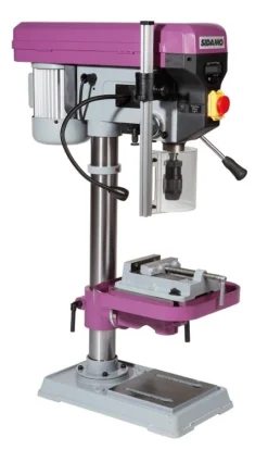 Perceuse à Colonne SIDAMO PE22FE Tri - 750W - Avec étau, Mandrin Et Jeu De Brides - 20502051