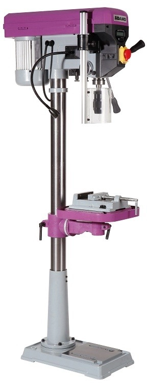 Perceuse à Colonne SIDAMO PC22FC Mono - 750W - Avec étau, Mandrin Et Jeu De Brides - 20502050 3 Perceuse à Colonne SIDAMO PC22FC Mono - 750W - Avec étau, Mandrin Et Jeu De Brides - 20502050