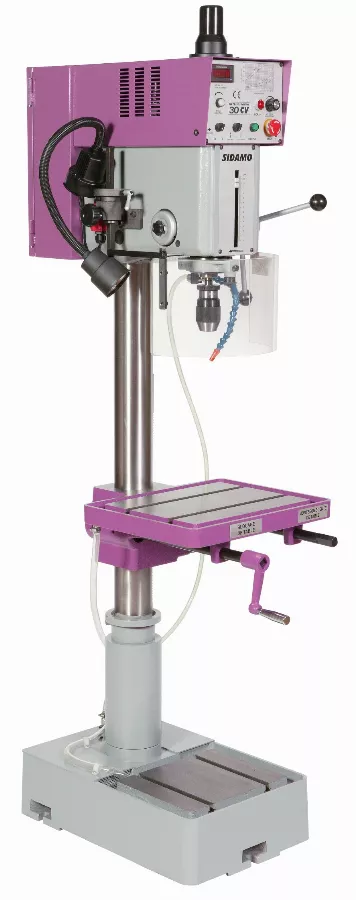 Perceuse à Colonne SIDAMO 30 CV Tri - 1500W - Avec Mandrin, Etau BSF120 - 20502022 3 Perceuse à Colonne SIDAMO 30 CV Tri - 1500W - Avec Mandrin, Etau BSF120 - 20502022
