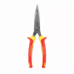 Pince à Bec Demi-rond Long Coudé Isolée 1000V STANLEY 200 Mm - 0-84-008
