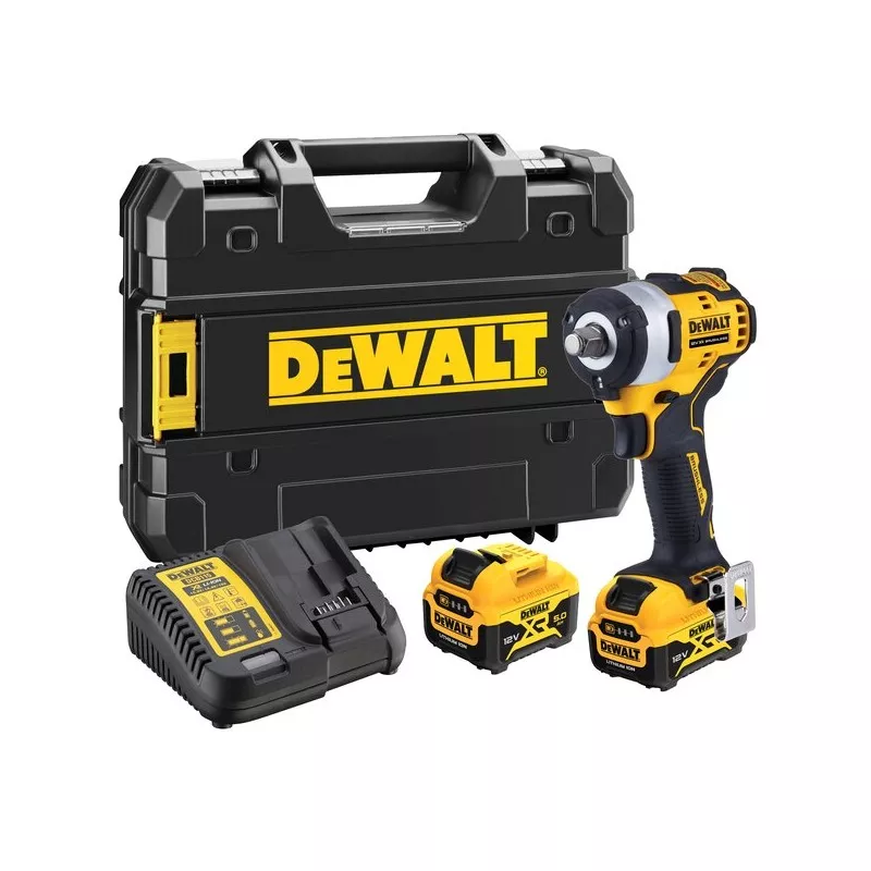 Boulonneuse 3/8 DEWALT XR 12V Brushless 339NM - 2 Batteries 5.0 Ah Li-Ion - DCF903P2-QW 4 Boulonneuse 3/8 DEWALT XR 12V Brushless 339NM - 2 Batteries 5.0 Ah Li-Ion - DCF903P2-QW - Image 2