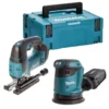 Scie Sauteuse DJV182 + Ponceuse Excentrique DB O180 Nu Makpac - MAKITA - DLX2276J -Outillage Soldes combopack makita dlx2276j