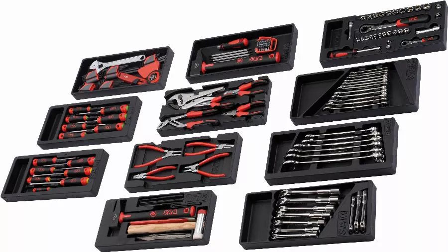 Servante Servi 640 + 200 Outils Maintenance Indus. SAM OUTILLAGE Modules ABS - CPP-200SV4 4 Servante Servi 640 + 200 Outils Maintenance Indus. SAM OUTILLAGE Modules ABS - CPP-200SV4 - Image 2