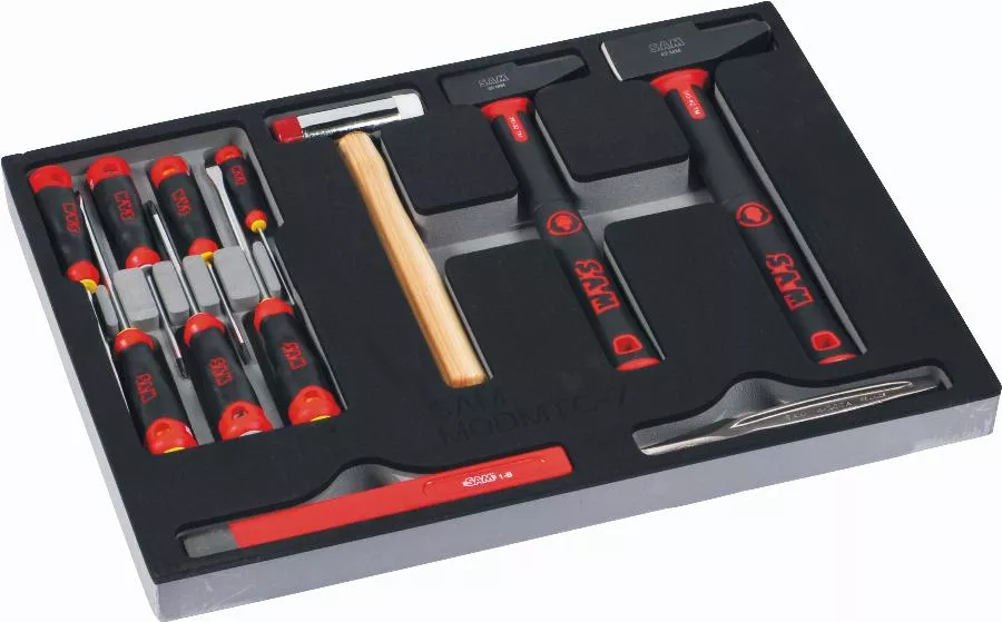 Servante Servi 630N + 200 Outils Maintenance Indus. SAM OUTILLAGE Modules Mousse - CPP-200M4 3 Servante Servi 630N + 200 Outils Maintenance Indus. SAM OUTILLAGE Modules Mousse - CPP-200M4