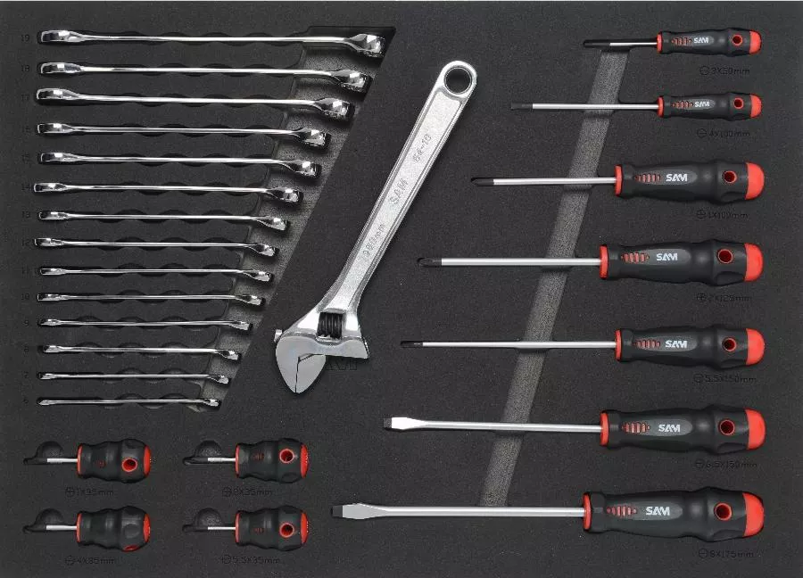 Servante Servi 630N + 200 Outils Maintenance Indus. SAM OUTILLAGE Modules Mousse - CPP-200M4 5 Servante Servi 630N + 200 Outils Maintenance Indus. SAM OUTILLAGE Modules Mousse - CPP-200M4 - Image 3