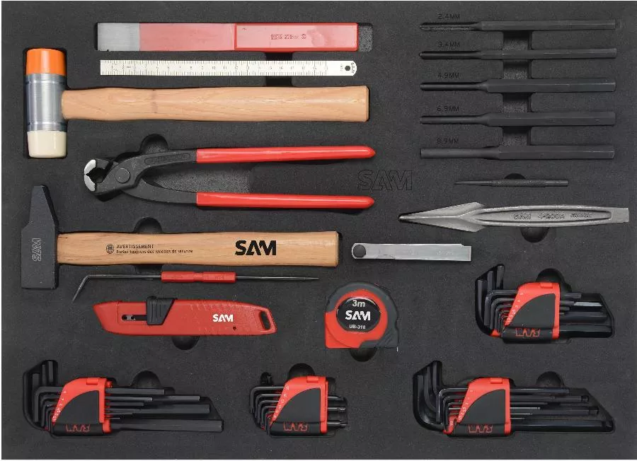 Servante Servi 630N + 200 Outils Maintenance Indus. SAM OUTILLAGE Modules Mousse - CPP-200M4 6 Servante Servi 630N + 200 Outils Maintenance Indus. SAM OUTILLAGE Modules Mousse - CPP-200M4 - Image 4