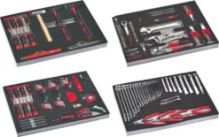 Servante Servi 640 + 200 Outils Maintenance Indus. SAM OUTILLAGE Modules Mousse - CPP-200M