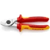 Coupe-cùbles KNIPEX à Double Tranchants - Isolés 1000 V - à 15 Mm - 95 16 165 1 Coupe-cùbles KNIPEX à Double Tranchants - Isolés 1000 V - à 15 Mm - 95 16 165 -Outillage Soldes im0006114