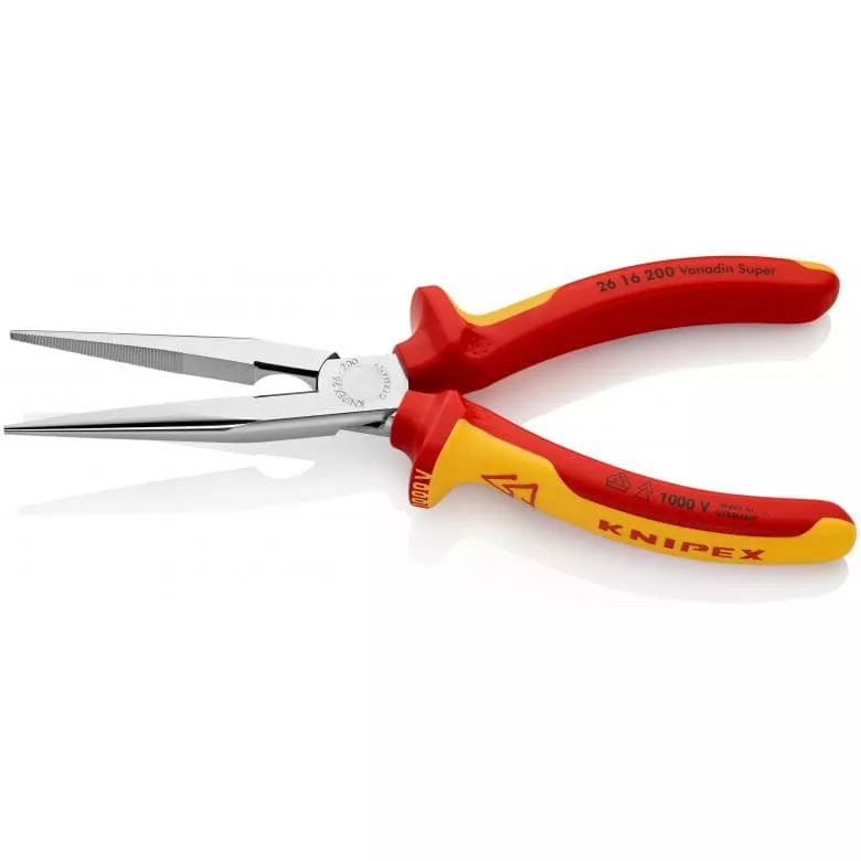 Pince Demi-ronde Avec Tranchant KNIPEX Bec De Cigogne - Isolé 1000V - 200 Mm - 26 16 200 5 Pince Demi-ronde Avec Tranchant KNIPEX Bec De Cigogne - Isolé 1000V - 200 Mm - 26 16 200 - Image 3