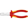 Pince à Dégainer KNIPEX Accès Difficile - Isolés 1000 V - Ø 13 Mm - 13 46 165 2 Pince à Dégainer KNIPEX Accès Difficile - Isolés 1000 V - Ø 13 Mm - 13 46 165 -Outillage Soldes im0007723