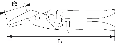 Cisailles à Tôles Bichantourneuses Coupe En Ligne SAM + Clip FM - 358-25-FME 4 Cisailles à Tôles Bichantourneuses Coupe En Ligne SAM + Clip FM - 358-25-FME - Image 2